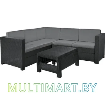 Набор садовой мебели Keter Provence Set 227778 (графит)